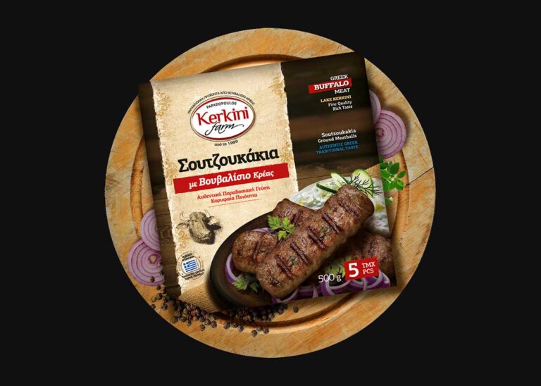 buffalo meat soutzoukakia (ground meatballs)