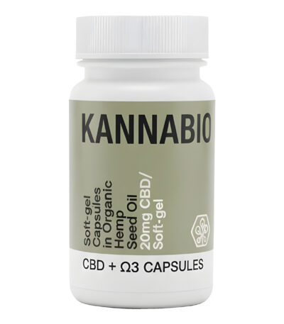 CBD & Omega-3 Softgel Capsules (600mg CBD)