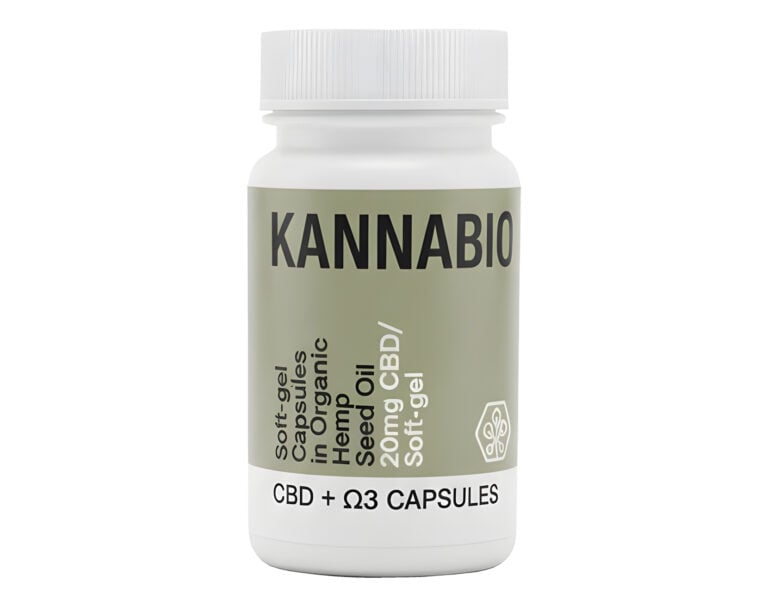 CBD & Omega-3 Softgel Capsules (600mg CBD)
