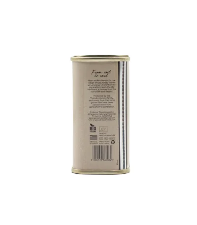LEZI Organic Extra Virgin Olive Oil tin 100ml - Back View