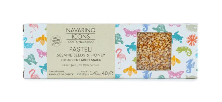 Sesame seed bar with honey