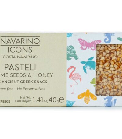 Sesame seed bar with honey