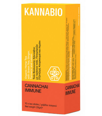 CANNACHAI IMMUNE – Hemp Infusion with Ginger, Turmeric & Lemon
