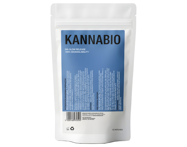 CBD TOPICAL PATCHES - Back View