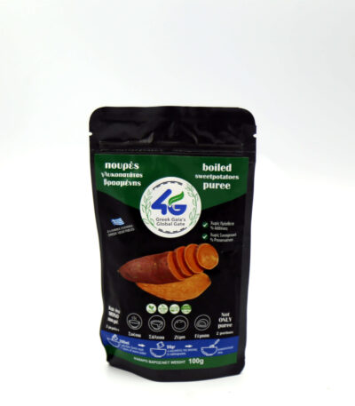Boiled Greek sweet potato puree
