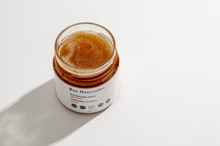 Pine Organic Honey - Back View