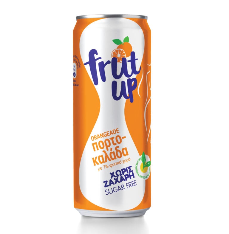 FRUT UP ORANGEADE 0% 330ML CAN