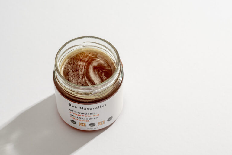 Wild Herbs Organic Honey - Back View