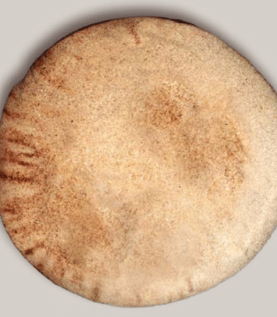 Large Whole Wheat Lebanese Pitta Bread (5PCS) - Back View