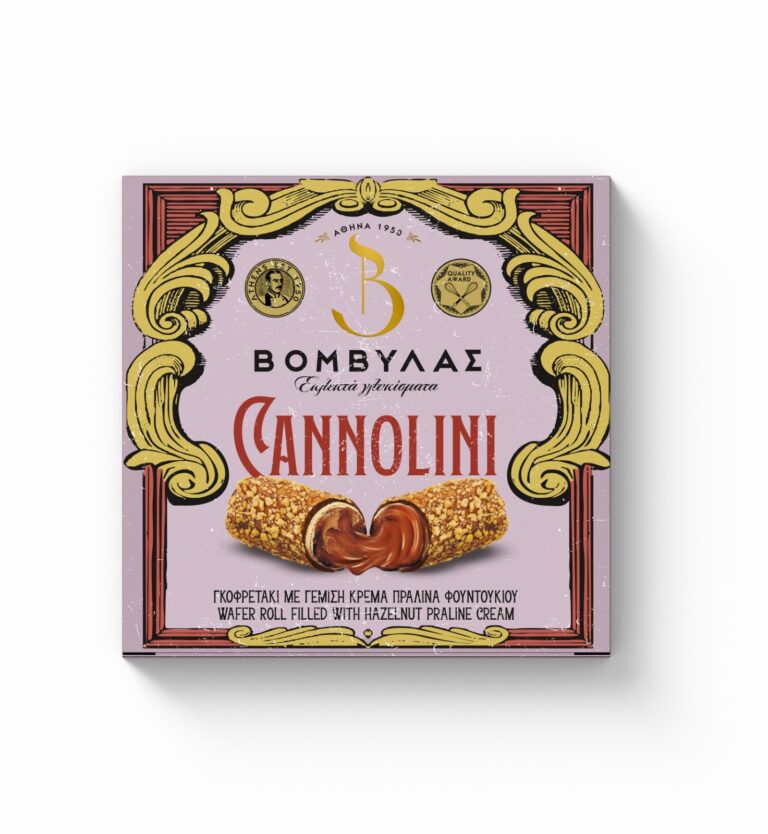 Cannolini Heazelnat praline and biscuit