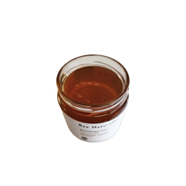 Thyme Organic Honey - Back View