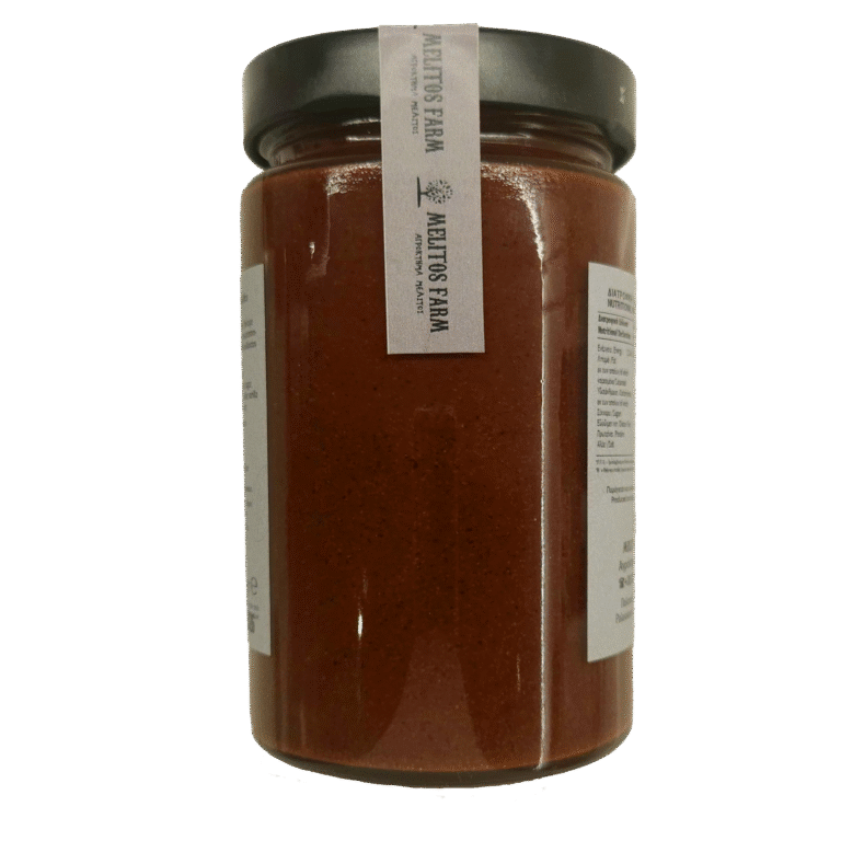 Almond butter with chocolate 65% cocoa - Back View