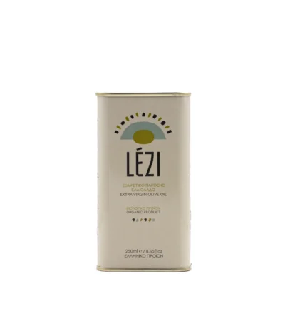 LEZI Organic Extra Virgin Olive Oil tin 250ml