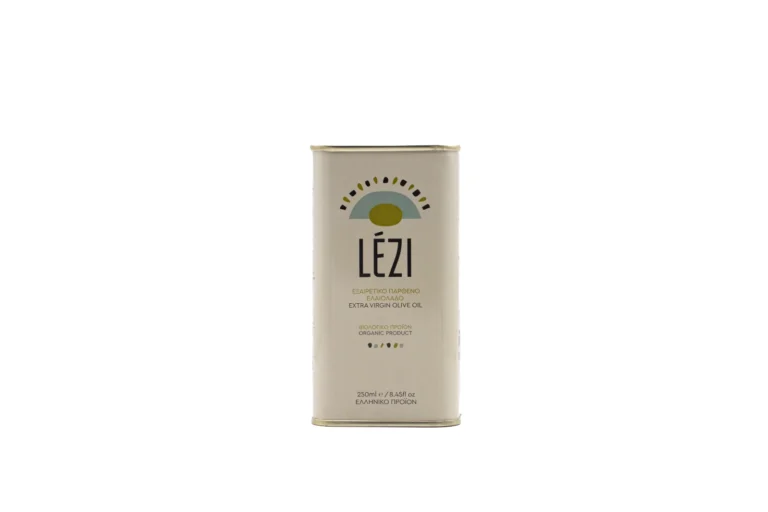 LEZI Organic Extra Virgin Olive Oil tin 250ml