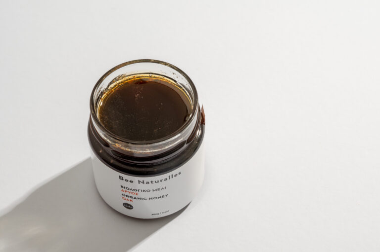 Oak Organic Honey - Back View