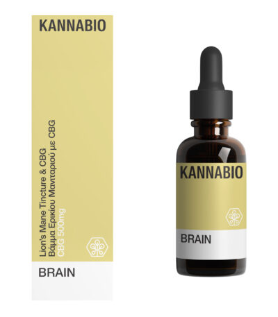 BRAIN – Lion’s Mane Tincture with CBG 500mg (20ml)