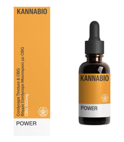 POWER – Cordyceps Tincture with CBG 500mg (20ml)