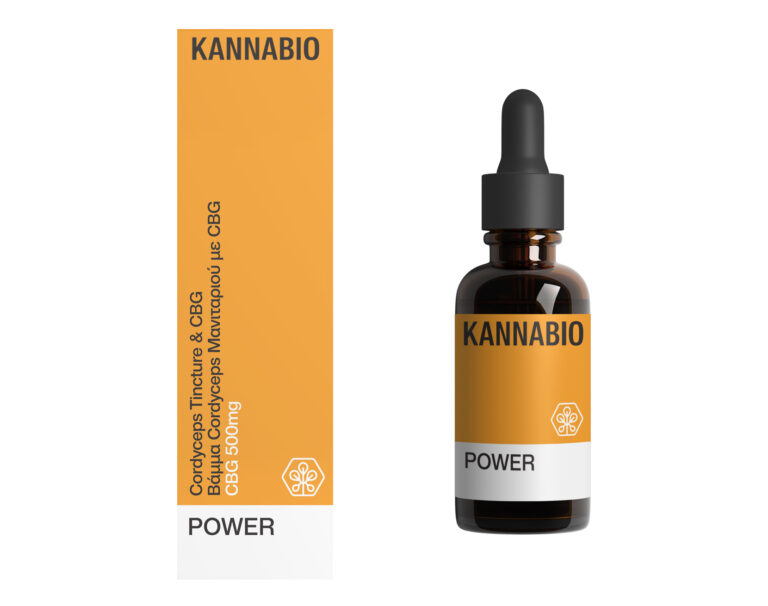 POWER – Cordyceps Tincture with CBG 500mg (20ml)