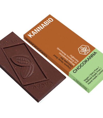 CHOCOKANNA - Organic Chocolate with Hemp Seeds – 55% Cocoa