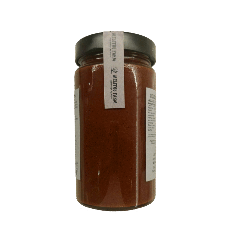 Almond butter with chocolate 65% cocoa (αντίγραφο) - Back View