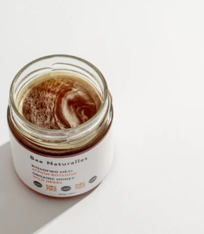 Organic Wild Herbs Honey - 300g - Back View
