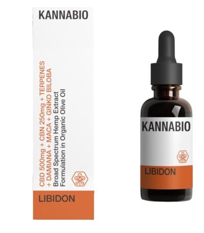 LIBIDON – CBD + CBN + Terpenes + Adaptogenic Herbs (750mg / 10ml)