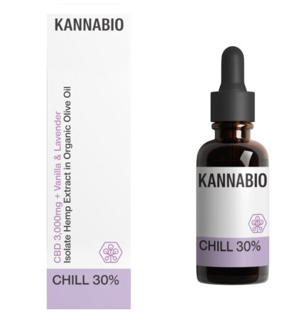 CHILL 30% VANILIA LAVENDER CBD Isolate (10ml) THC Free