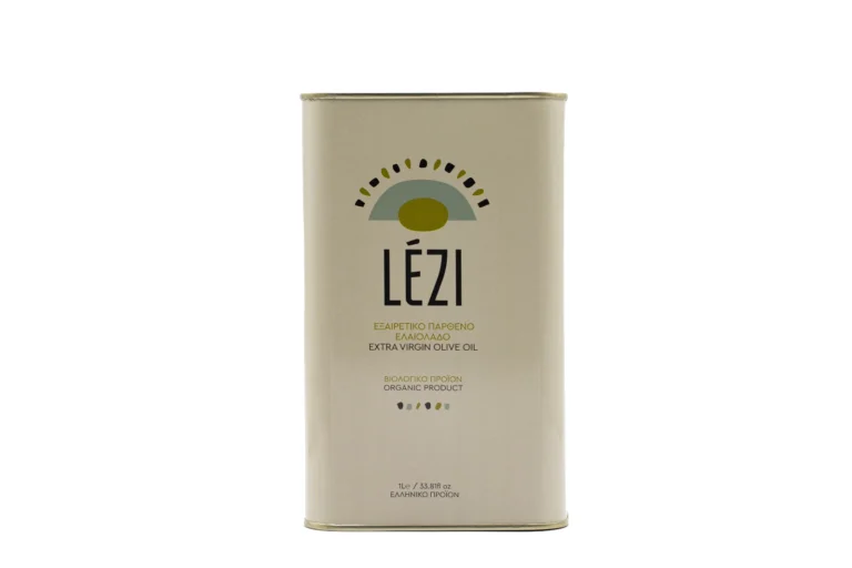 LEZI Organic Extra Virgin Olive Oil tin 1L