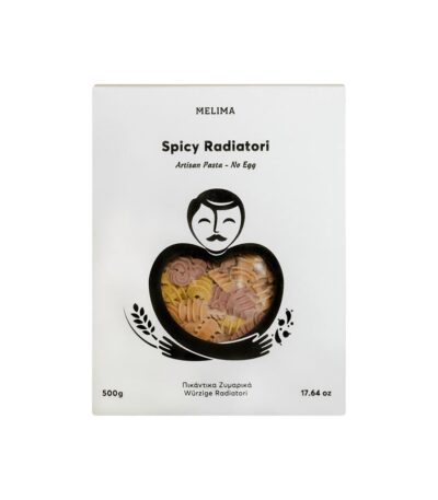 Spicy Radiatori (No egg - Vegan pasta)