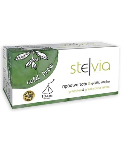Green tea & stevia leaves COLD BREW