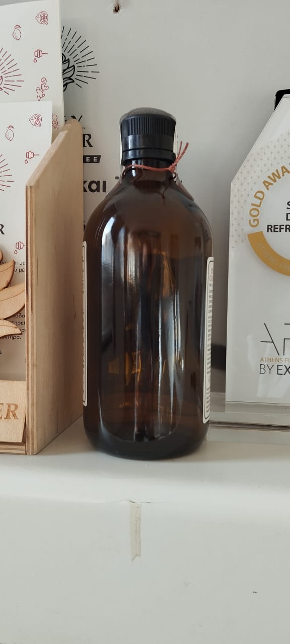 Holy Ginger PET bottle - Back View