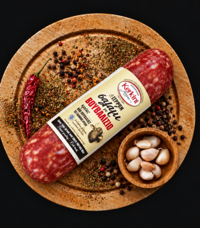Serres-style buffalo salami