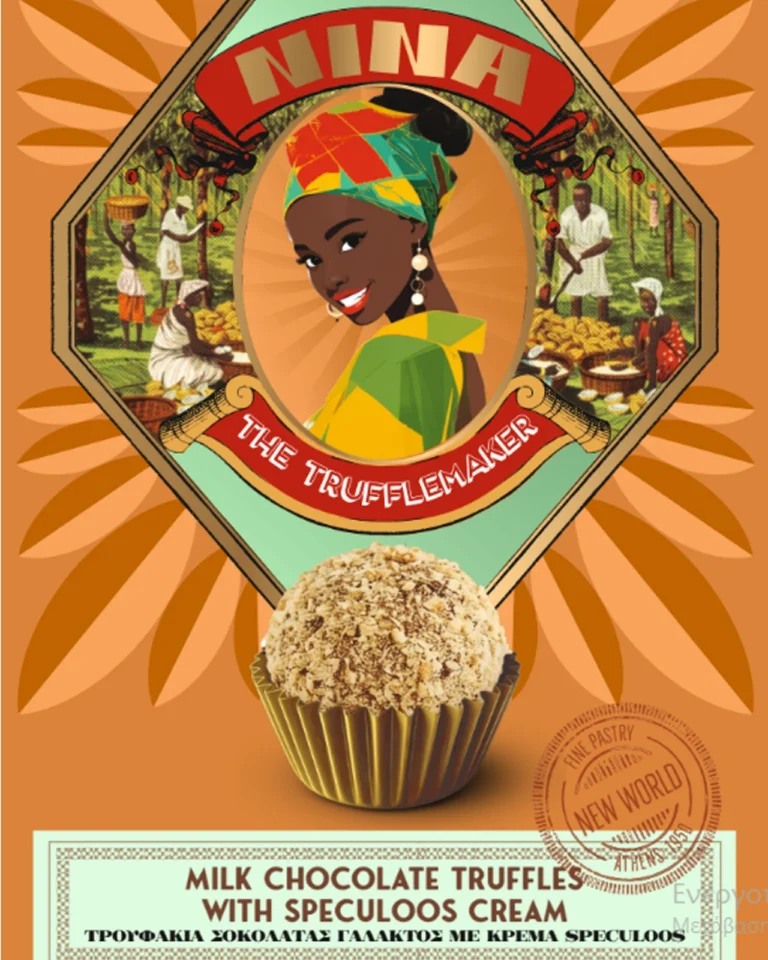Nina Milk Chocolate Truffles with Speculoos Cream – 200g